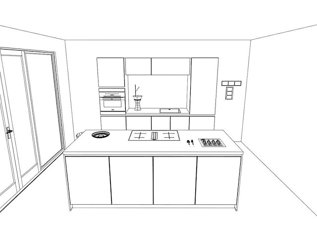 Häcker concept130 topsoft mat satijn lak eiland keuken - afbeelding 7 van  31