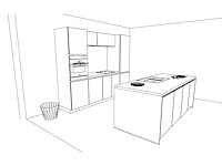 Häcker concept130 topsoft mat satijn lak eiland keuken - afbeelding 11 van  31