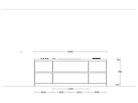 Häcker concept130 topsoft mat satijn lak eiland keuken - afbeelding 5 van  31