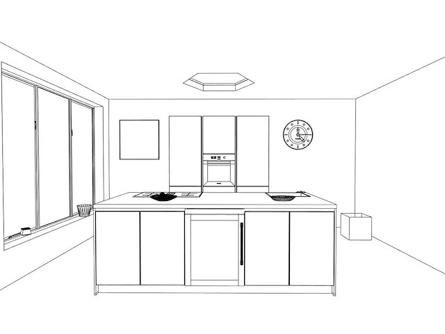 Häcker concept130 topsoft mat wit lak eiland keuken - afbeelding 15 van  31