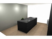 Häcker concept130 topsoft mat zwart eiland keukenopstelling - afbeelding 26 van  31