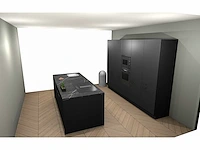Häcker concept130 topsoft mat zwart eiland keukenopstelling - afbeelding 28 van  31