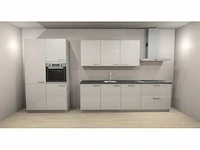 Häcker concept130 wit hoogglans recht opgestelde keuken - afbeelding 1 van  16
