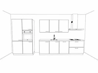Häcker concept130 wit hoogglans recht opgestelde keuken - afbeelding 11 van  16