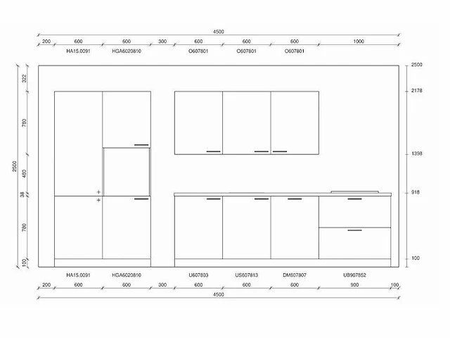 Häcker concept130 wit hoogglans recht opgestelde keuken - afbeelding 12 van  16