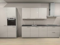 Häcker concept130 wit hoogglans recht opgestelde keuken - afbeelding 1 van  20