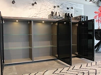 Häcker eilandkeuken met apparatenwand met apparatenwand en spoelwand - afbeelding 56 van  64