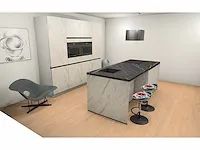 Häcker merkur carrara wit eiland keuken - afbeelding 12 van  22