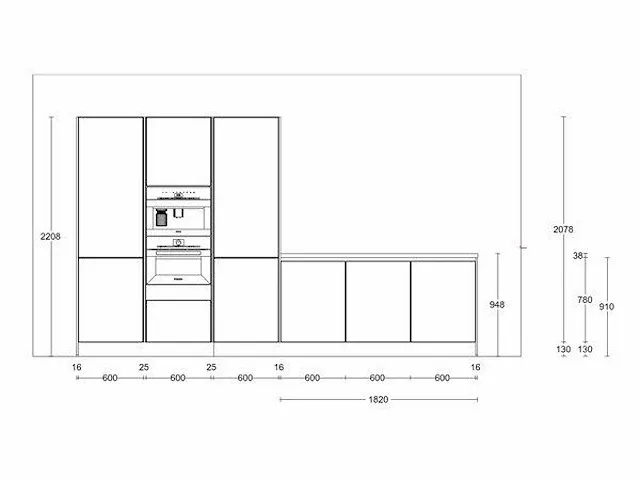 Häcker miele siemens - kitchen arrangement - afbeelding 14 van  26