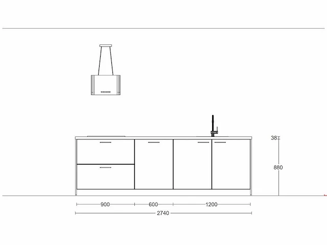 Häcker porto selection eucalyptus eiland opstelling - afbeelding 14 van  24