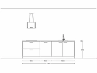 Häcker porto selection eucalyptus eiland opstelling - afbeelding 14 van  24