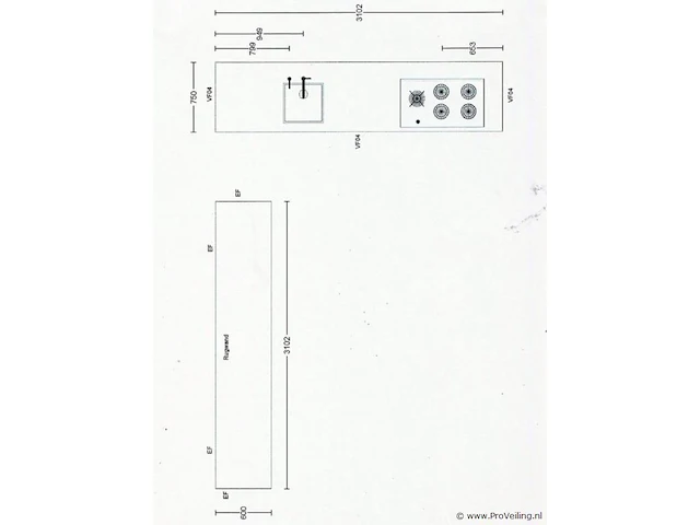 Häcker systemat hoekkeuken / apparatenwand - afbeelding 41 van  46