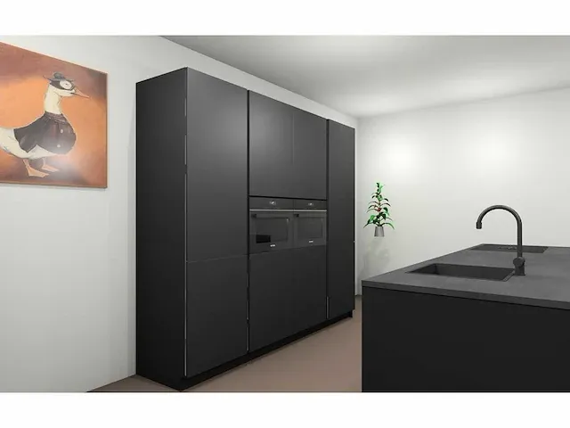 Häcker topsoft mat zwart eiland keuken - afbeelding 4 van  30