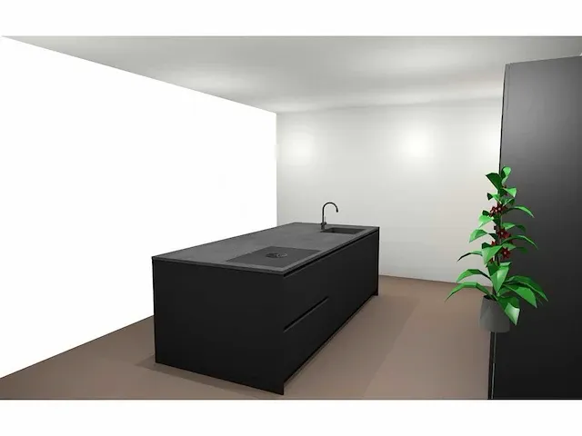 Häcker topsoft mat zwart eiland keuken - afbeelding 7 van  30