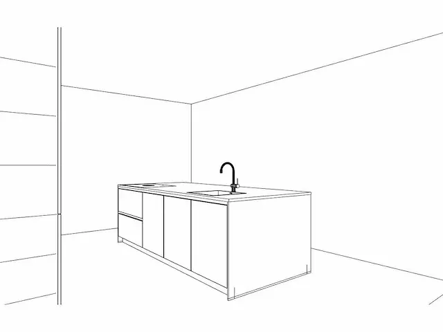 Häcker topsoft mat zwart eiland keuken - afbeelding 13 van  30