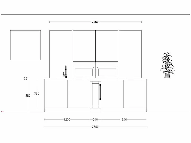 Häcker topsoft mat zwart eiland keuken - afbeelding 13 van  28