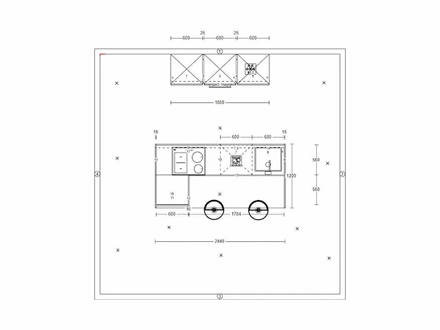 Häcker topsoft parelgrijs mat eiland keuken - afbeelding 18 van  19