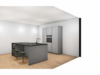 Häcker topsoft parelgrijs mat eiland keuken - afbeelding 5 van  19