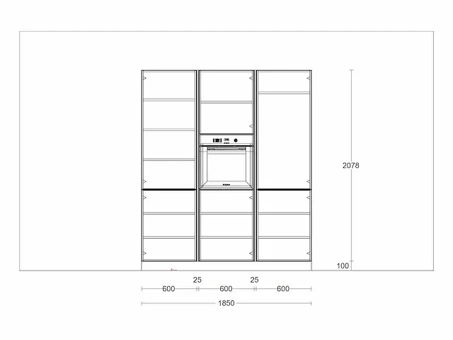 Häcker topsoft satijn mat eiland keuken - afbeelding 3 van  22