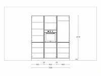 Häcker topsoft satijn mat eiland keuken - afbeelding 3 van  22