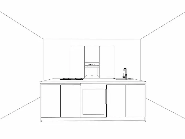 Häcker topsoft satijn mat eiland keuken - afbeelding 20 van  22