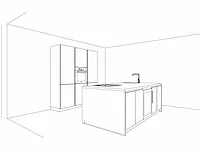 Häcker topsoft satijn mat eiland keuken - afbeelding 21 van  22