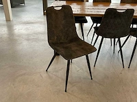 Haco.nu nadia eetkamertafel met 6 stoelen - afbeelding 2 van  5