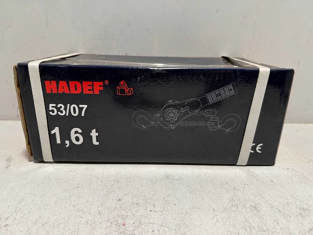 Hadef handtakel rateltakel 1,6 ton - afbeelding 1 van  2