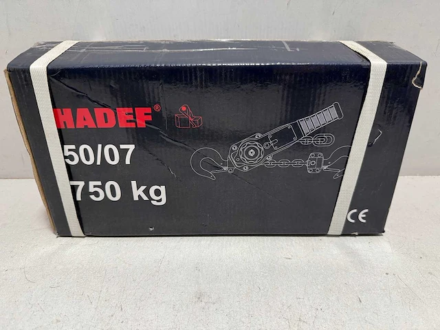 Hadef handtakel rateltakel 750kg - afbeelding 1 van  1