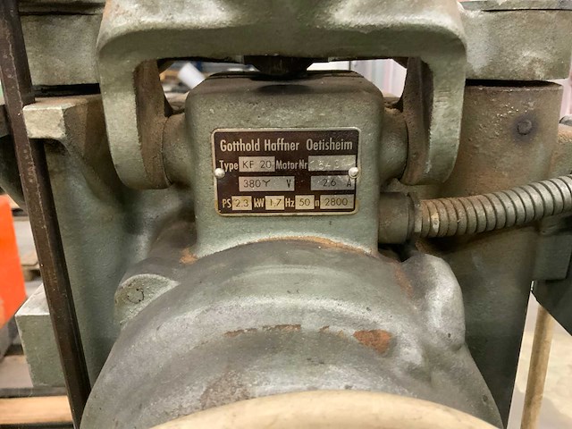 Haffner kf 20 kettingfreesmachine - afbeelding 5 van  6