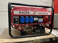 Hager hk8000w stroomgenerator - afbeelding 1 van  7