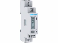 Hager kwh-meter 1-fase direct 40 a 1 module modbus mid - ecr140d - afbeelding 1 van  1