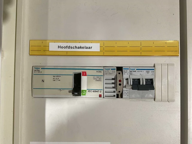 Hager univers z hoofdschakelkast - afbeelding 4 van  6
