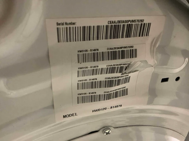 Haier - hwd120 - b14979 - wasdroger - afbeelding 10 van  10