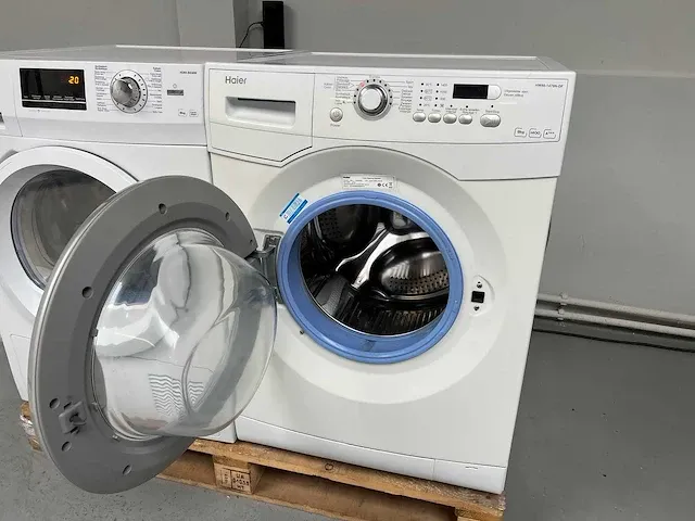 Haier - wasmachine + haier droger - afbeelding 2 van  12