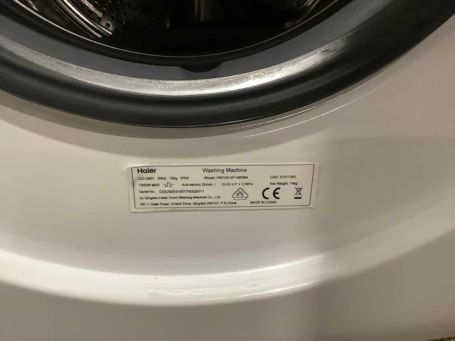 Haier hw100-bp14636n wasmachine - afbeelding 9 van  11