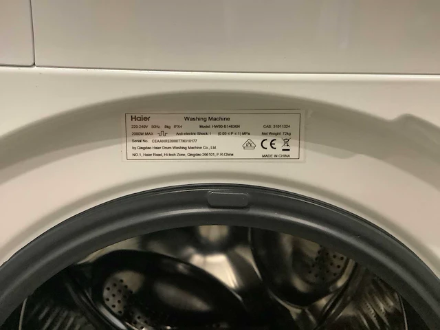 Haier hw80-b14636n wasmachine - afbeelding 7 van  8