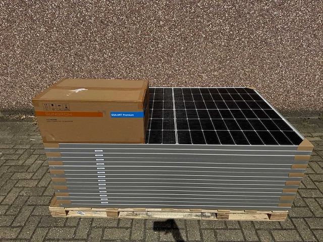 Haitai solar - set van 16 zonnepanelen (410 wp) met sungrow 6.0k omvormer - afbeelding 1 van  8