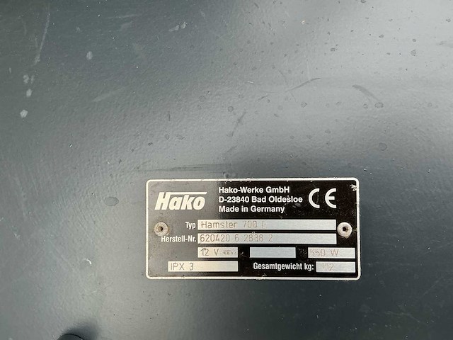 Hako clean hako-hamster 700 e veegmachine - afbeelding 5 van  15