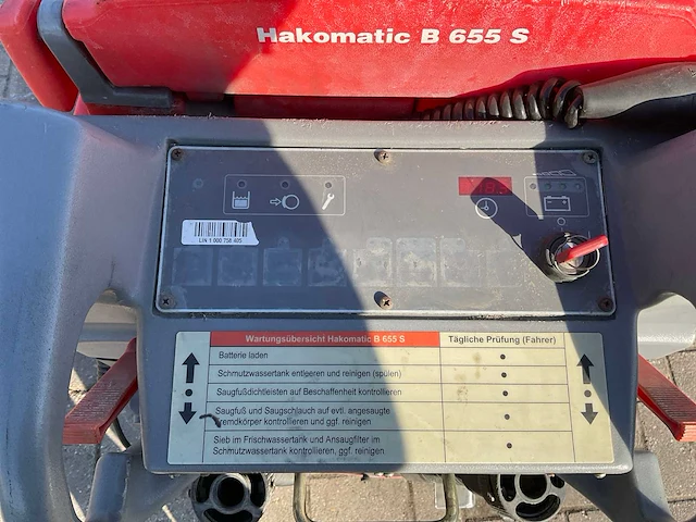 Hako hakomatic b655-s vloerreiniger schrob-/zuigmachine - afbeelding 17 van  18