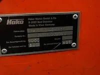 Hako-jonas 1100 zitveegmachine - afbeelding 5 van  7