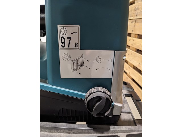 Hakselaar, makita, ud2500, blauw, 2024 - afbeelding 11 van  11