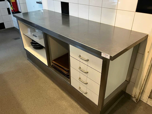 Hakvoort - rvs werktafel - afbeelding 1 van  5