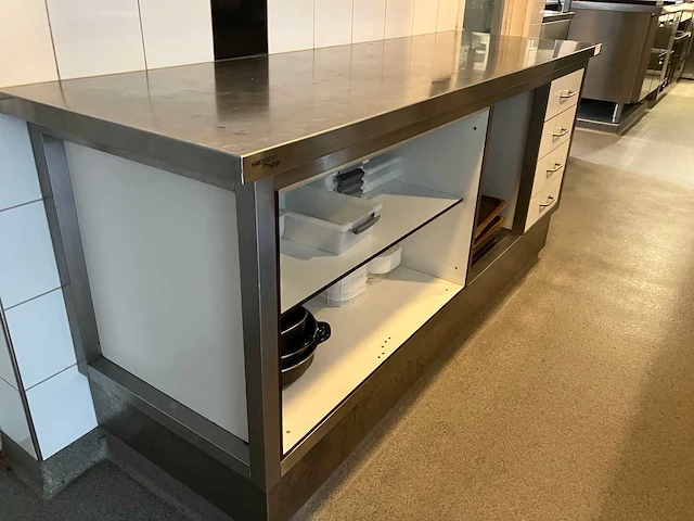 Hakvoort - rvs werktafel - afbeelding 2 van  5