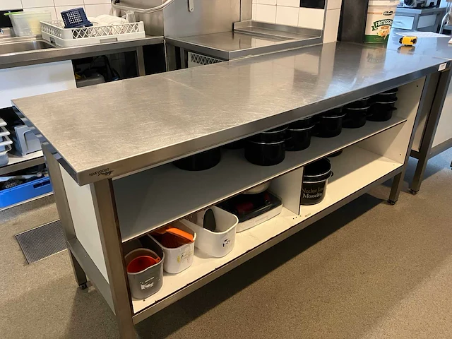 Hakvoort - rvs werktafel - afbeelding 1 van  4