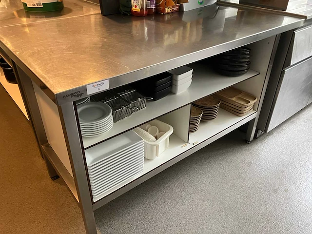 Hakvoort - rvs werktafel - afbeelding 1 van  4