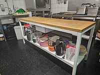 Hakvoort - werktafel voorzien van houten blad - afbeelding 3 van  5