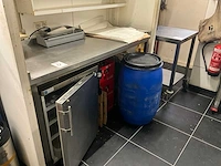 Hakvoort rvs werkbank met koelkast - afbeelding 1 van  5