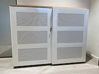 Halfhoge akoestische stalen schuifdeurkast - afbeelding 10 van  12