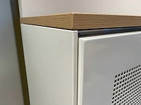 Halfhoge akoestische stalen schuifdeurkast - afbeelding 6 van  12